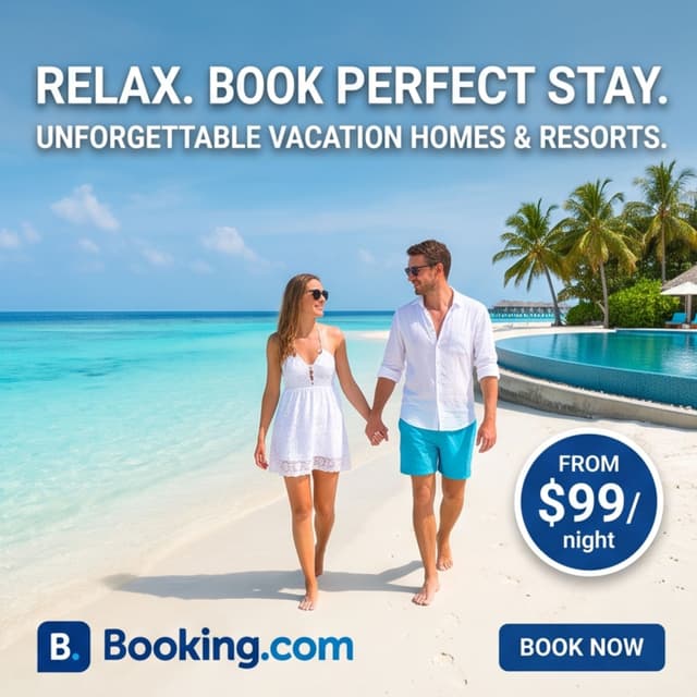 booking com test ad