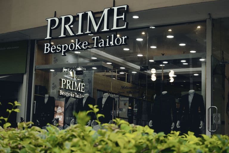 Prime Bespoke Tailors Storefront, Sukhumvit Bangkok