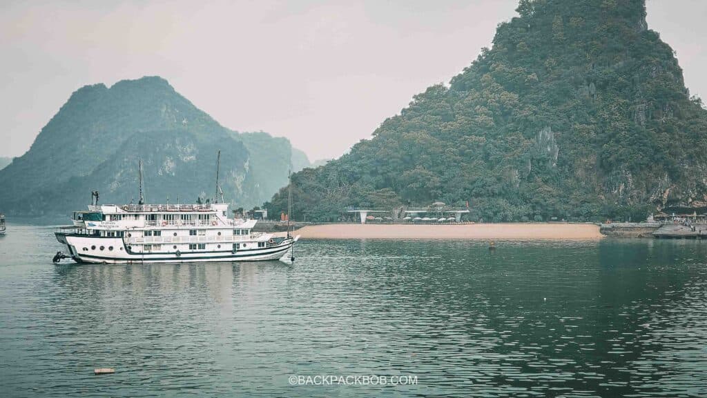 titop island in ha long bay