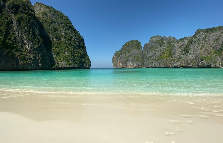 maya beach at Hat Noppharat Thara Mu Ko Phi Phi National Park