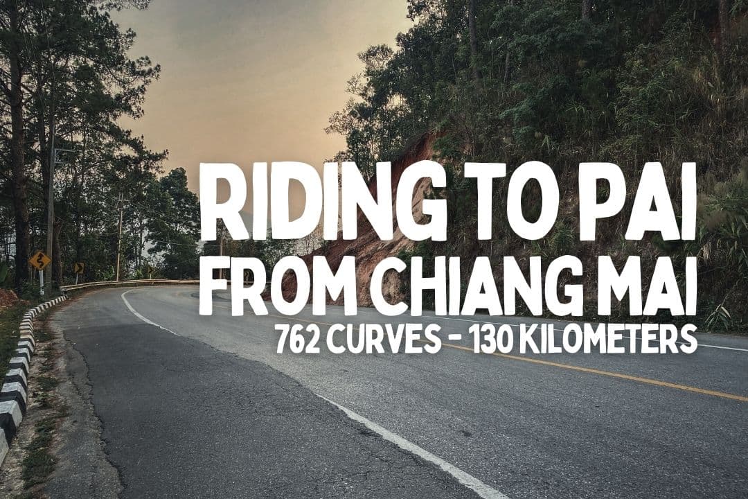 road to pai how to get to pai from chiang mai scooter self ride to pai final guide