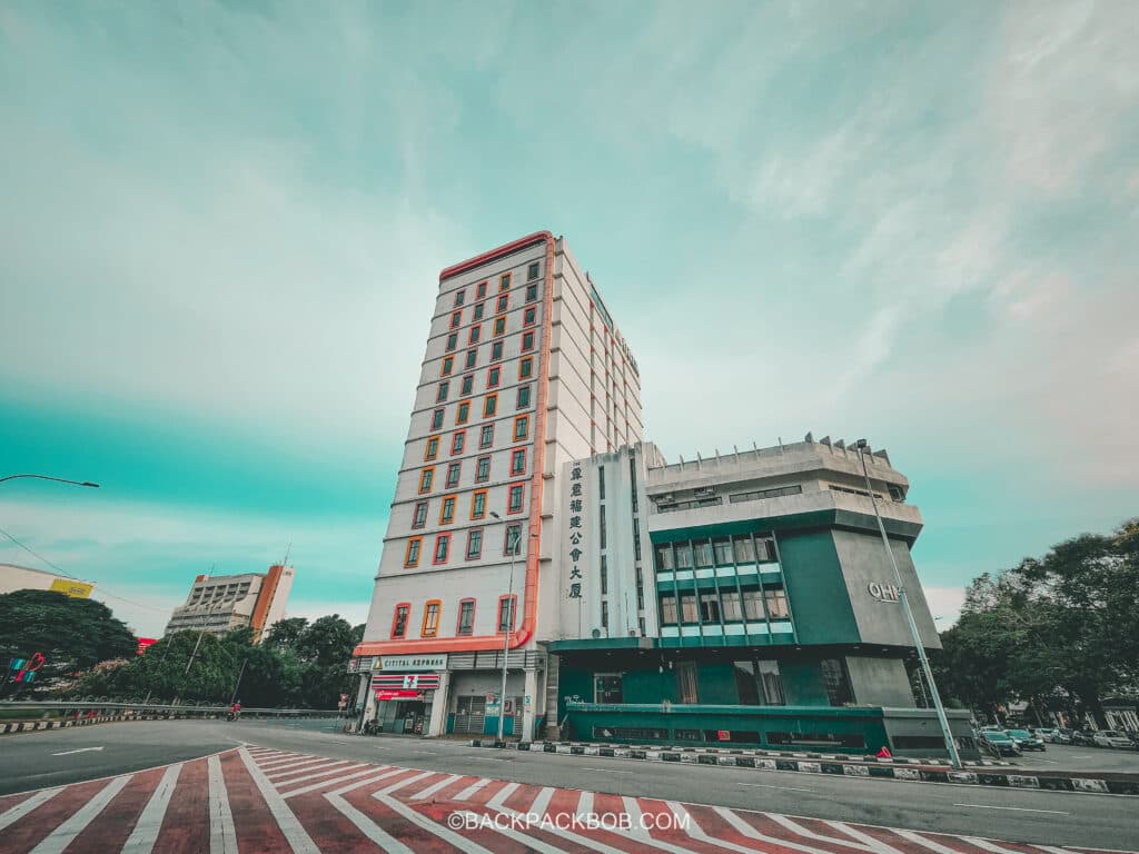 A hotel and convenience store in Ipoh, malaysia