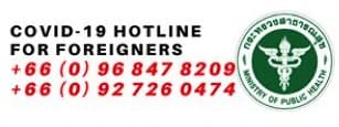 covid 19 hotline for forigners in thailand where to get coronavirus test in bangkok