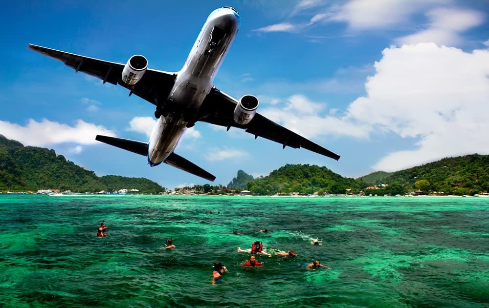 phi phi island airplane airport flights
