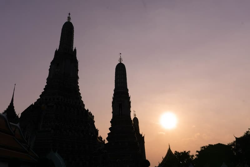 Wat Arun Sunset in Bangkok