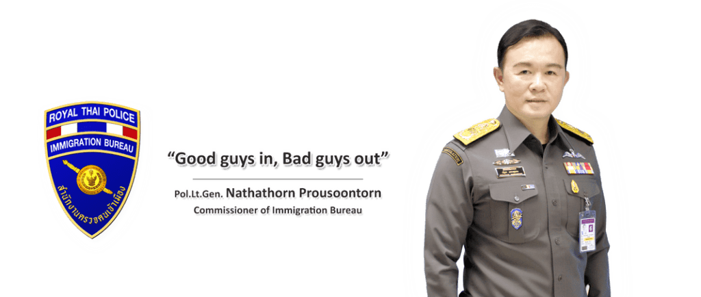 good guys in bad guys out thailand immigration tourist visa overstay slogan
