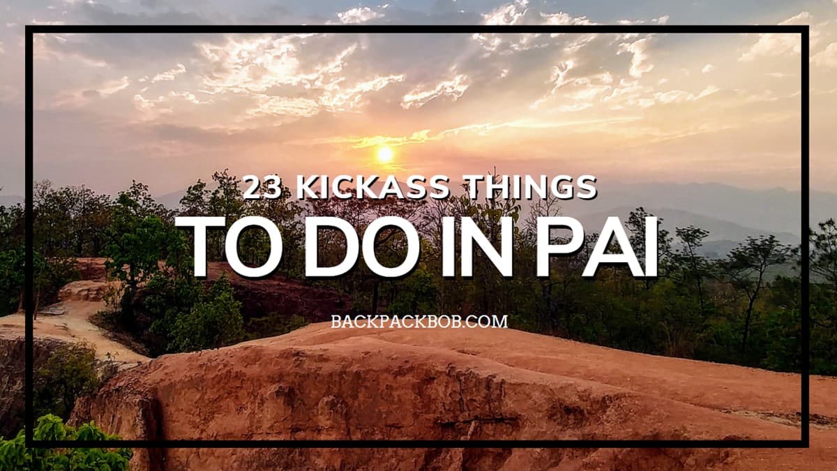 things to do in pai
