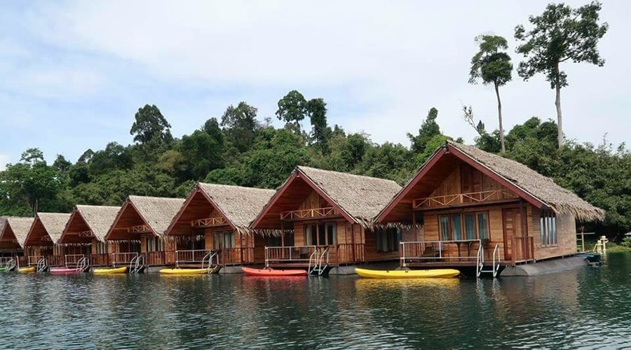 things to do in thailand floating bungalows khao sok lake Cheow Lan Lake-min