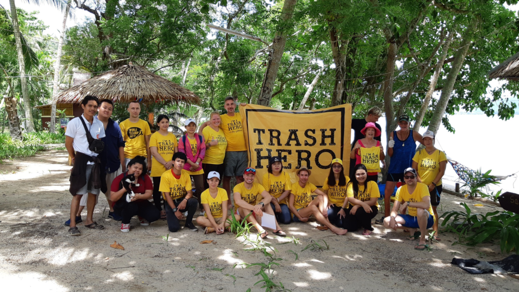 clean a beach for free in phuket