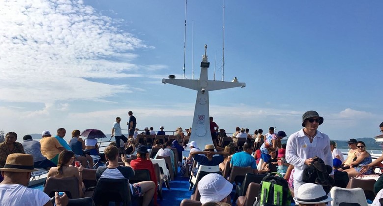 ferry to phi phi islands without a tour