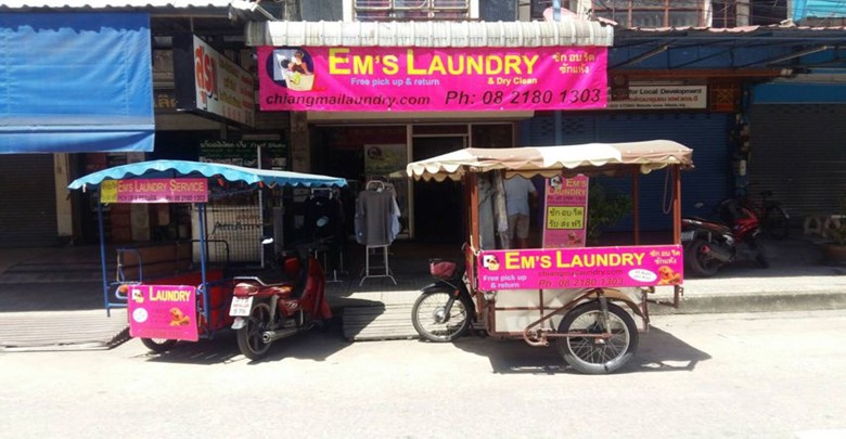 how to do laundry in thailand