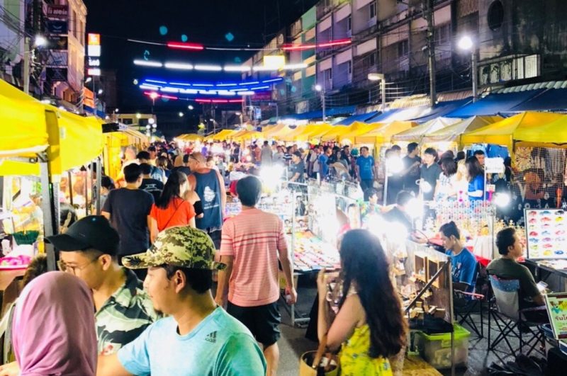 krabi night market stalls