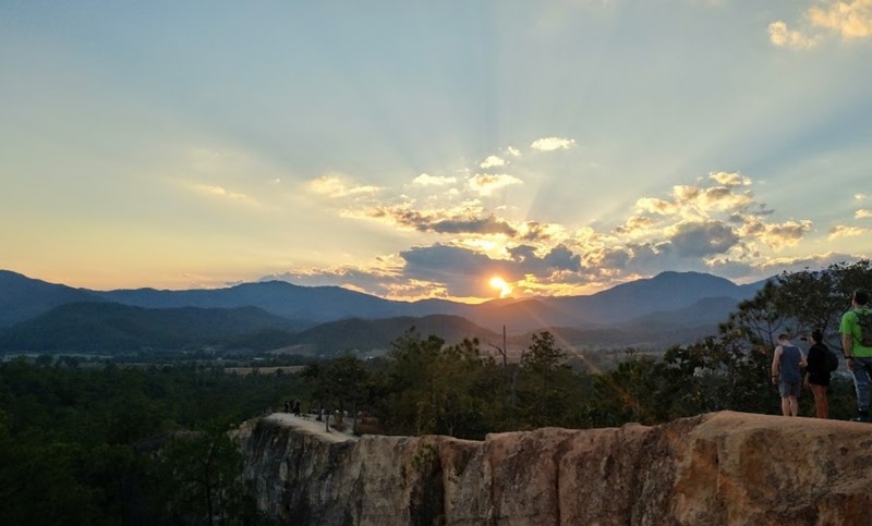 pai canyon sunset