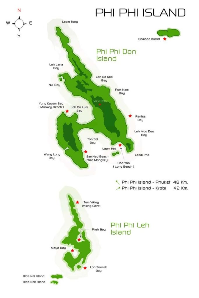 phi phi island map 1