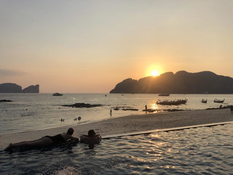 things to do in phi phi sunrise on the beach