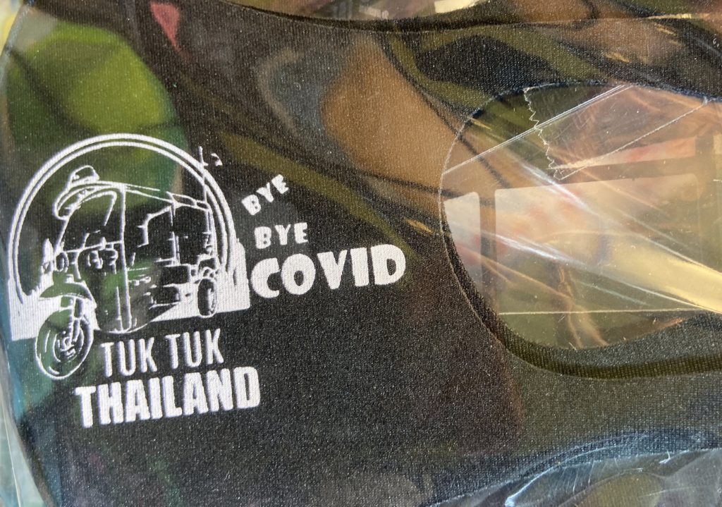 bye bye covid thailand facemask
