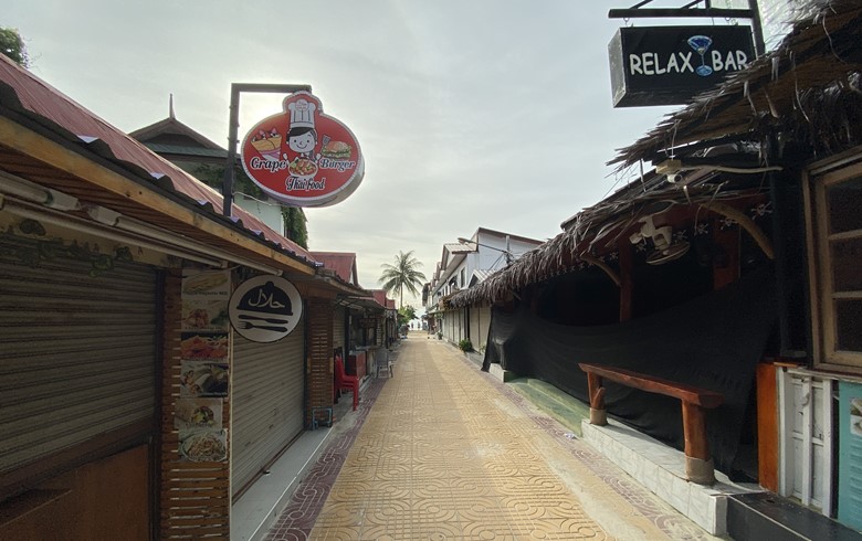 empty streets during thailand coronavirus lockdown