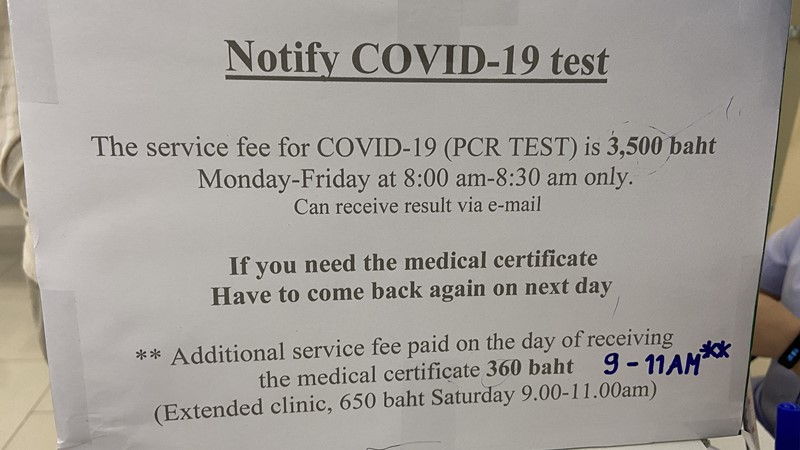 information for getting a coronavirus test in bangkok where to get tested for covid in thailand which is the cheapest hospital for a covid test in bangkok