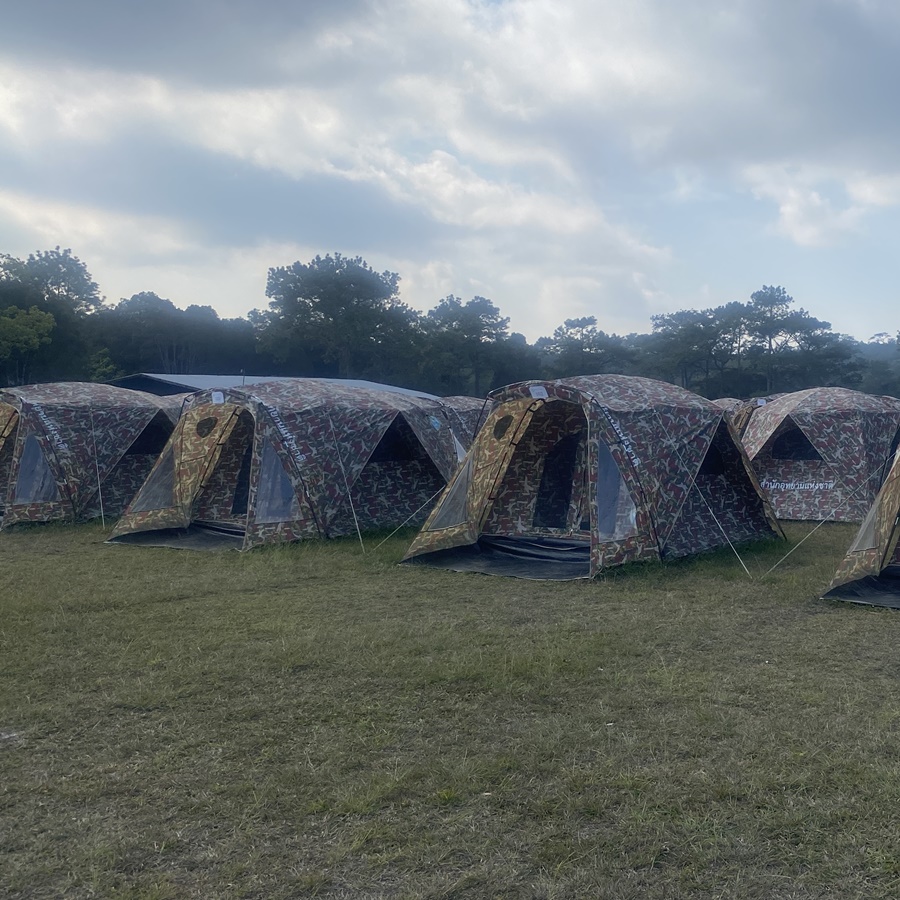 Camping In Thailand National Park tents