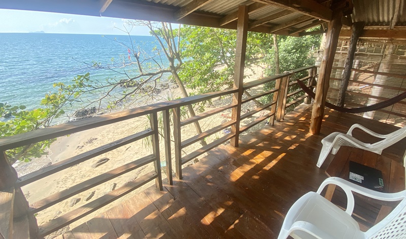 Beach Resort Bungalow Wooden on the beach at koh jum