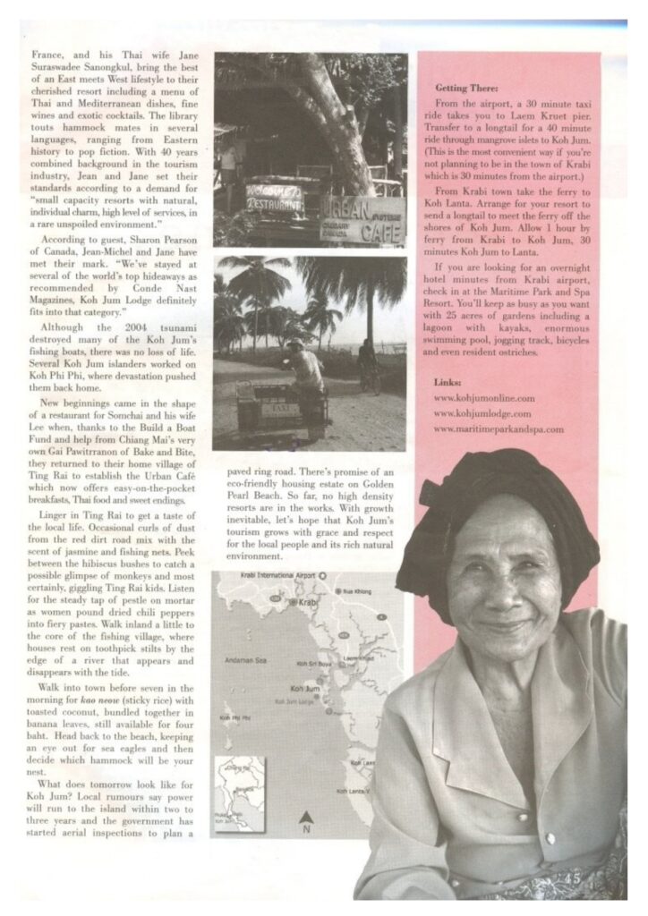 Koh Jum Island in Thailand Brochure
