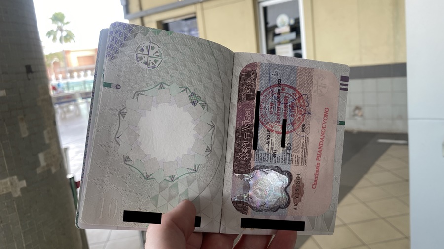 Laos Visa On Arrival Stuck In UK Passport