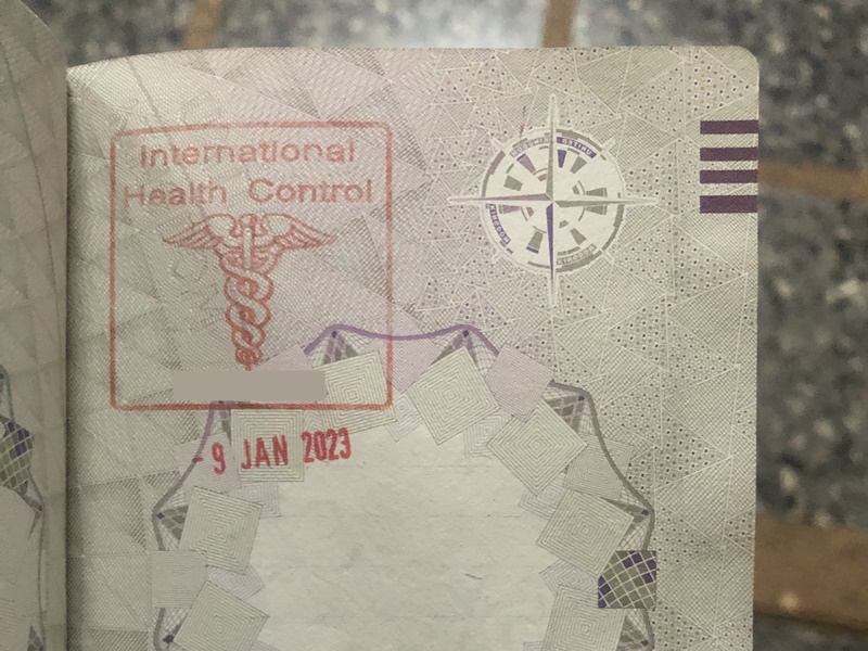 thailand covid stamp passport entry requirment