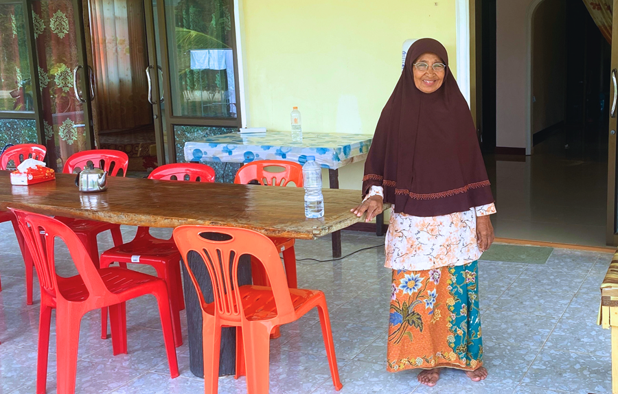 Koh Libong Homestay Host Elderly Local Muslim Woman