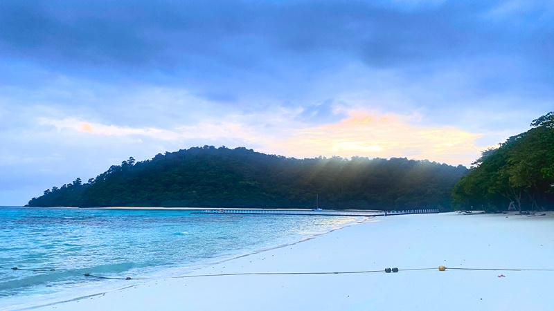 Koh Rok Beach at Sunrise