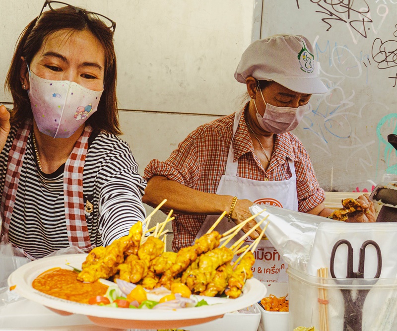 Jay Eng Moo Satay Street Food in China Town