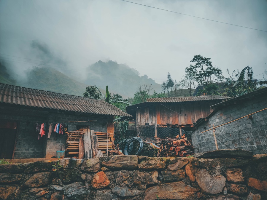 a local house in ha giang loop village