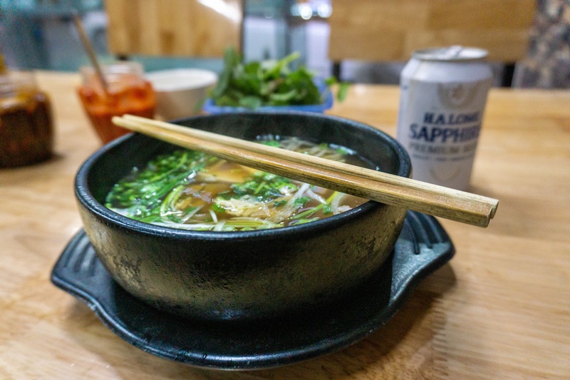 pho is the best vietmanese food to eat in hanoi photo of pho noodle bowl in hanoi restaurant