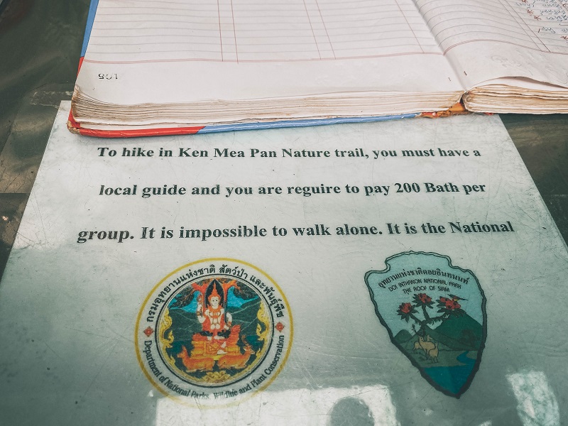 do you need to have a guide at doi inthanon can you hike without guide doiinthanon national park