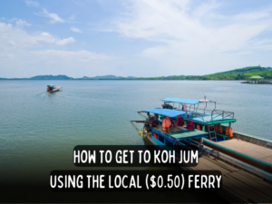 thailand blog post icons page how to travel to koh jum island in thailand