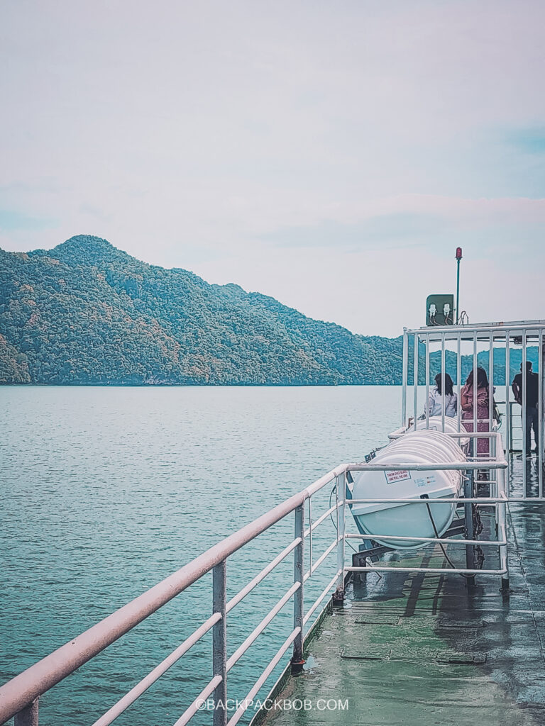 Photograph of Cargo Boat taking tourists to Langkawi Island