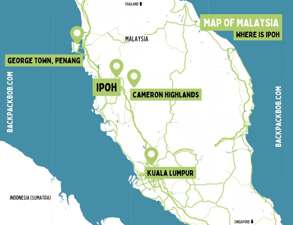 Ipoh Map How to Get to Ipoh