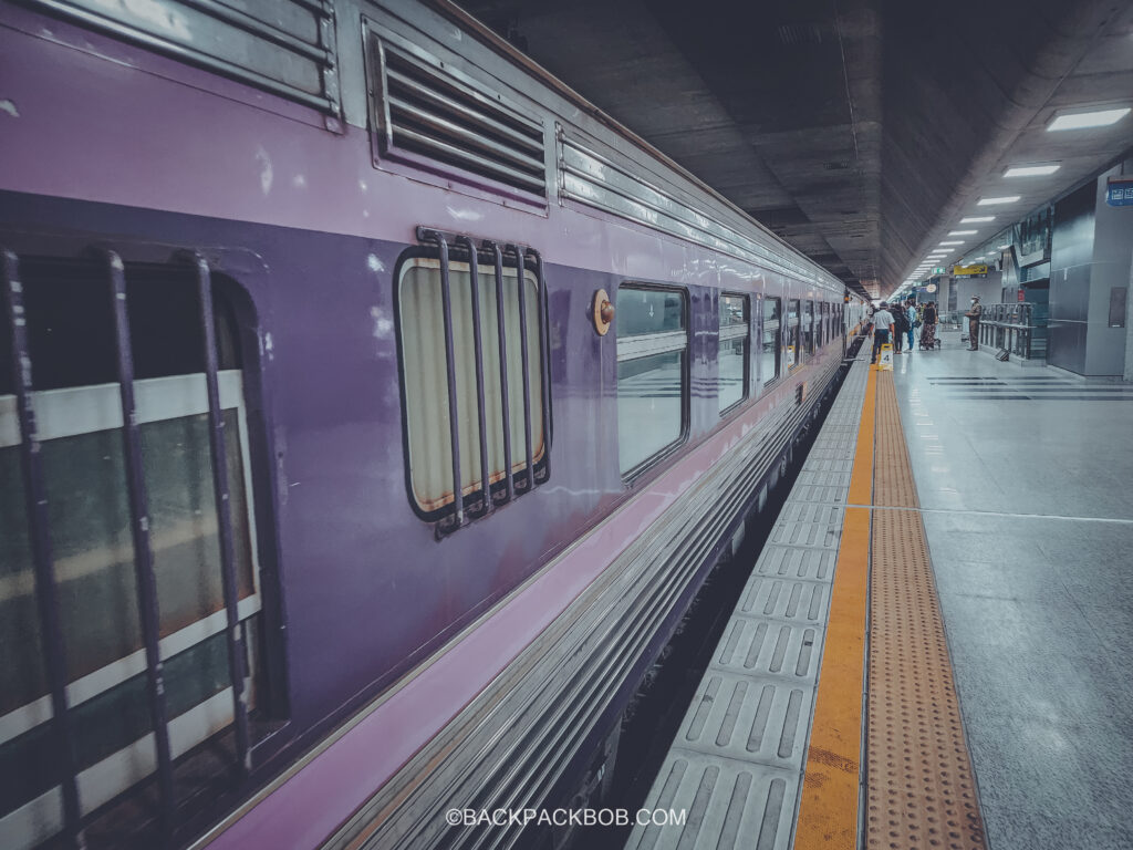 Sleeper Train SRT Southern Train to Malaysia