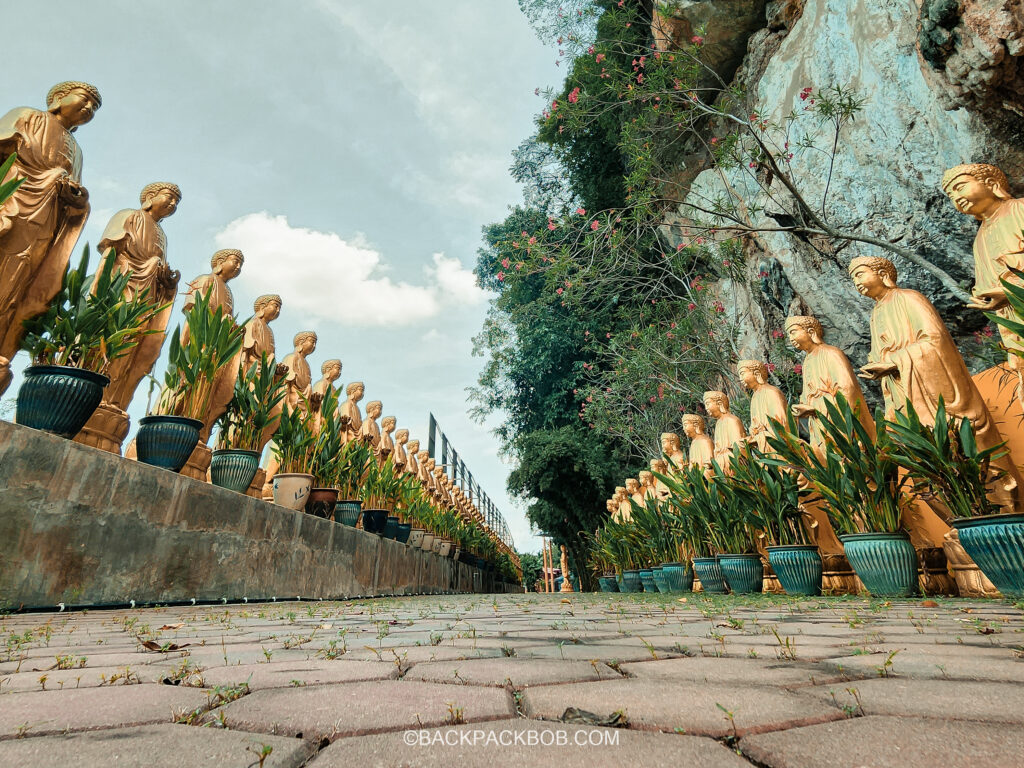 Golden shrine at Chinese Temple Ipoh