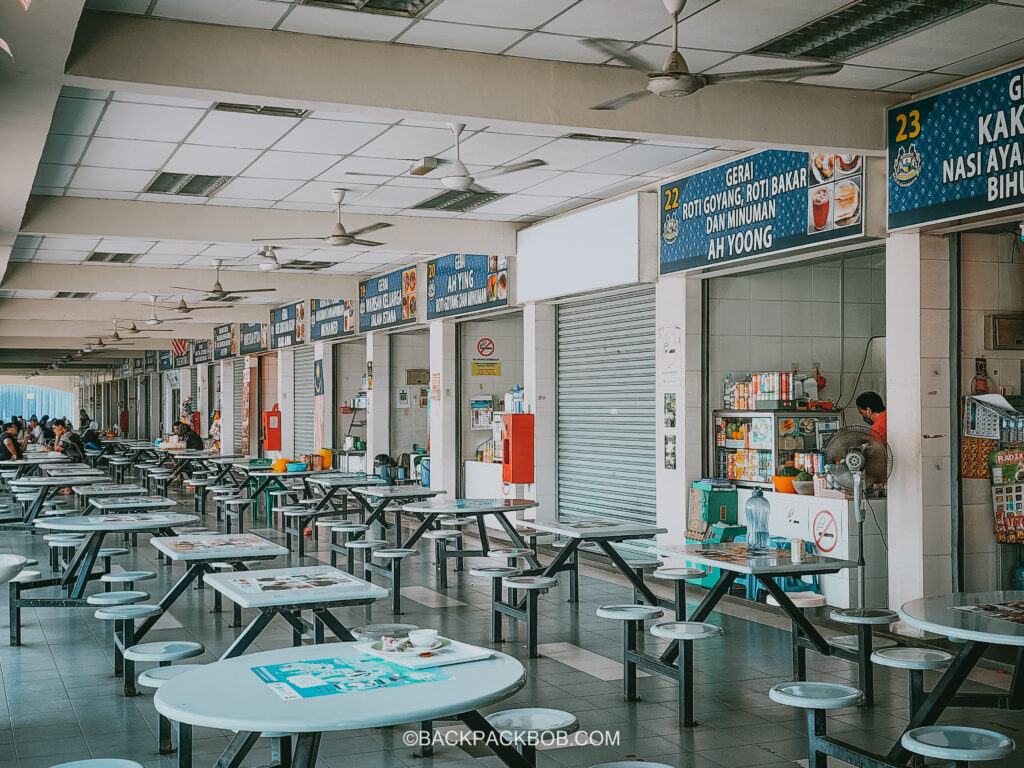 A Food Hawker Center in Ipoh malaysia