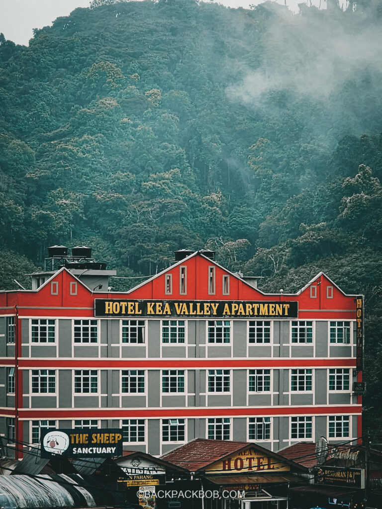a hotel which we stayed at for the Malaysia itinerary in cameron highlands