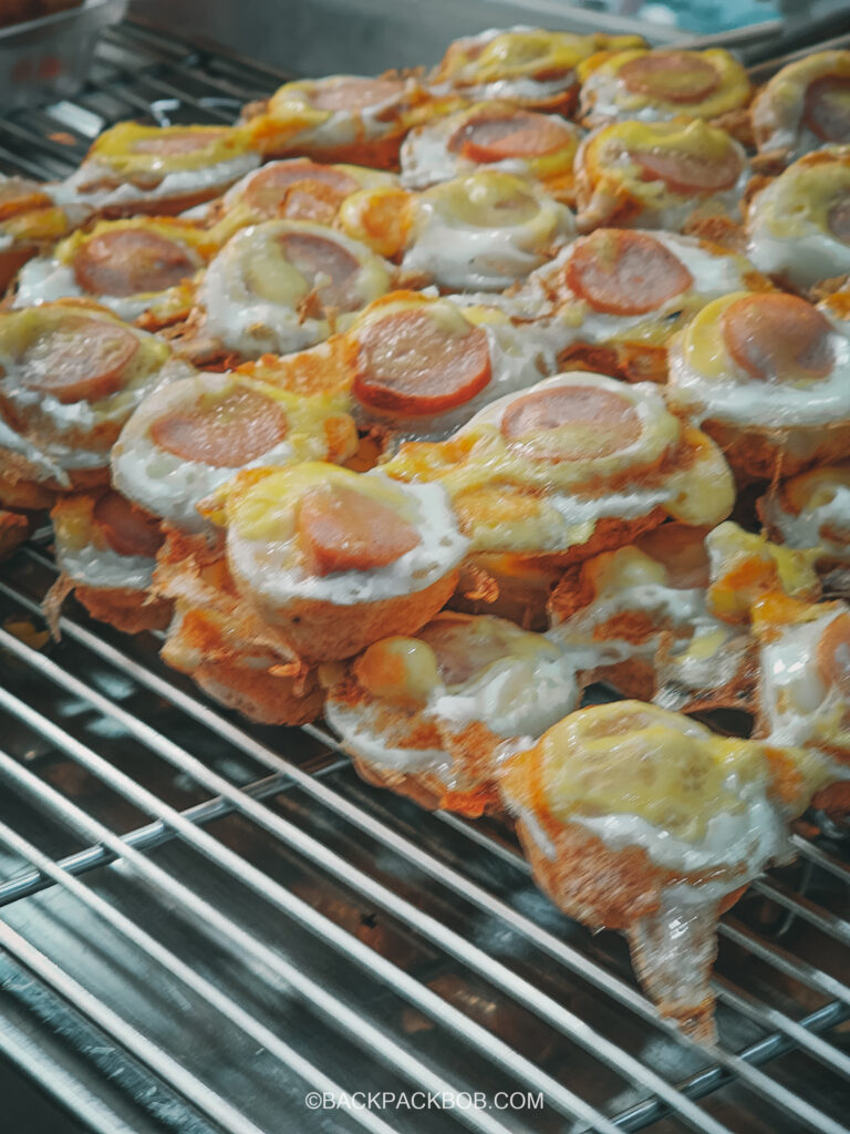 Quails eggs on a skewers grilled and toasted with cheese at jONKERS sTREET mARKET Jonkers Street Market | Jonkers Street Weekend Market | Jonkers Street Night Market | Jonkers Street Market in Melaka