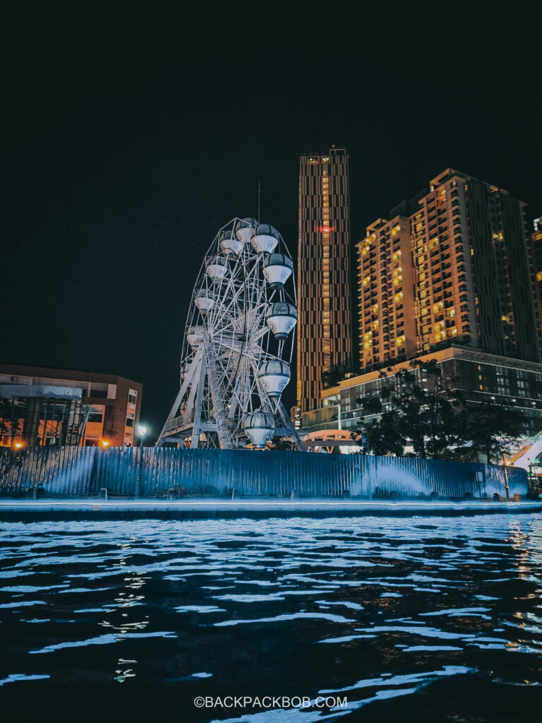 Melaka river cruise ferris wheel carvival 