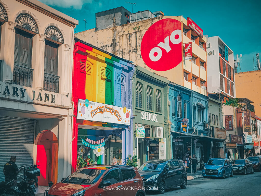 A free to visit street in Kuala Lumpur the Petaling Street Market is opposite which is free to visit in Kuala Lumpur