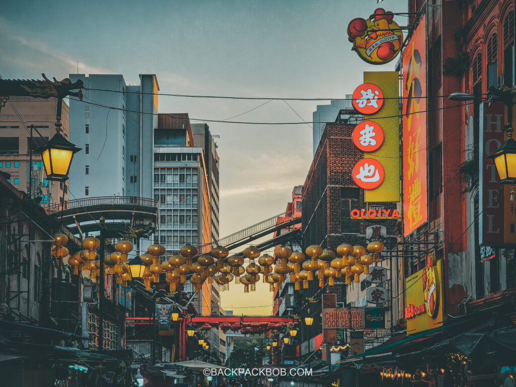 The Petaling Street Market at Sunset, its free to watch