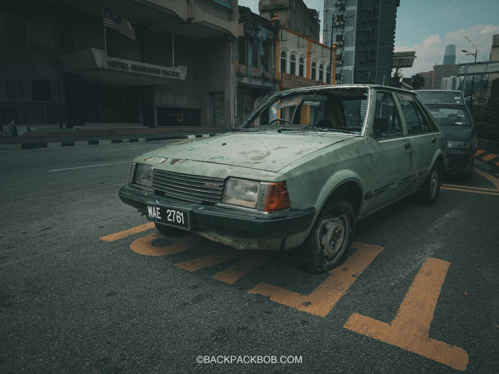 Street art installation in Kuala Lumpur