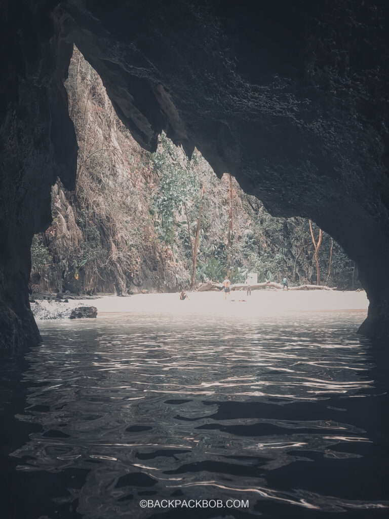 Emerald Cave in Koh Mook Near the Pawapi Beach Resort in Koh Mook