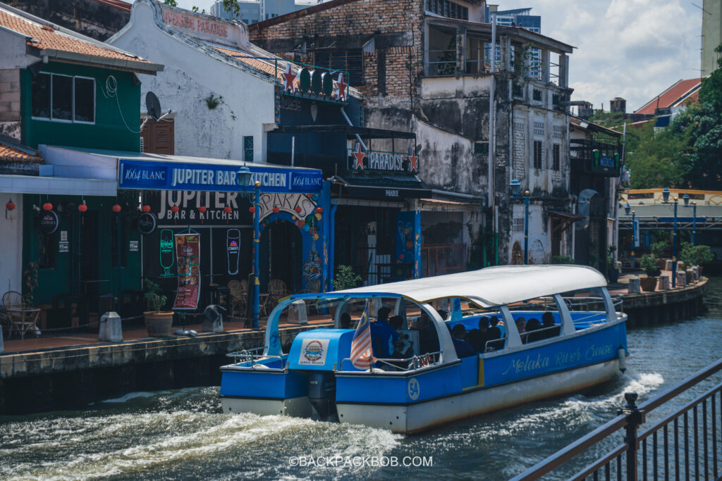 boat on Melaka River Cruise