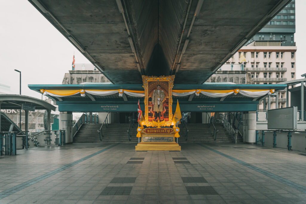 Entrance to National Stadium BTS Station