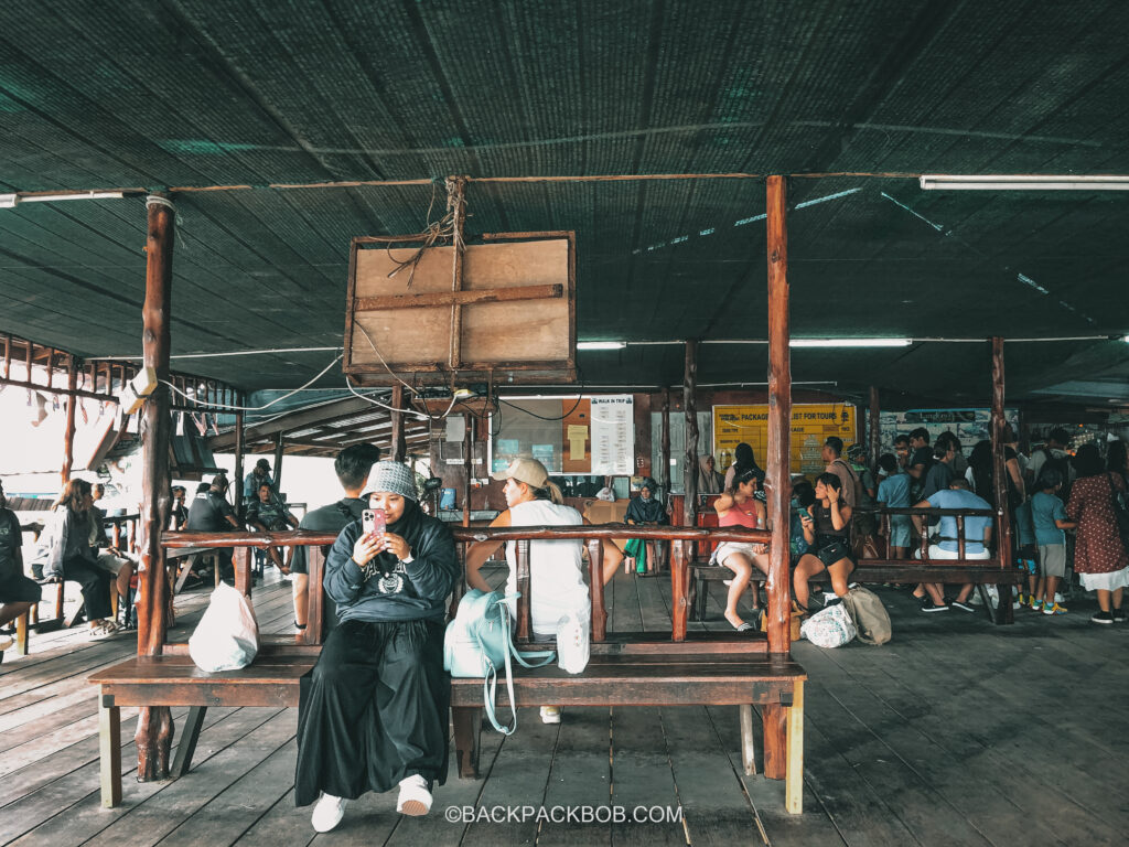 The starting point for Langkawi Geoforest Park Tours. Mangrove tour jetty waiting area