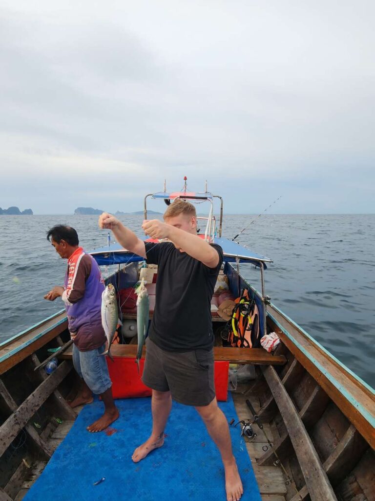 tuna fish thailand phi phi fishing trip